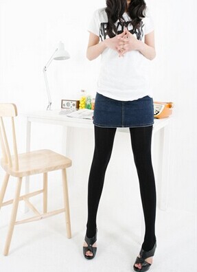 秋冬热销百搭天鹅绒踩脚袜/打底裤