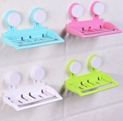 创意强力吸盘多用浴室置物架卫生间毛巾架	