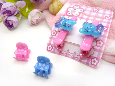 卡通鸭嘴夹边夹发卡边夹-长通鸭嘴夹十套装-29号