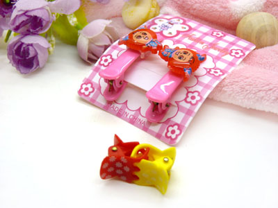 卡通鸭嘴夹边夹发卡边夹-长通鸭嘴夹十套装-29号