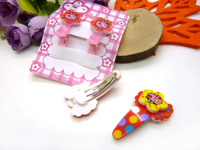 儿童发饰宝宝卡通鸭嘴夹边夹发卡边夹-长通对夹十鸭嘴夹套装-27号