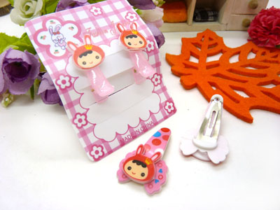 儿童发饰宝宝卡通鸭嘴夹边夹发卡边夹-长通对夹十鸭嘴夹套装-27号