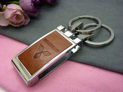 西布先生 真皮汽车钥匙扣钢扣高端钥匙扣-真皮车标钥匙钢扣（礼盒）7号	