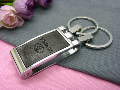 西布先生 真皮汽车钥匙扣钢扣高档男士首选高端钥匙扣-真皮车标钥匙钢扣（礼盒）7号	