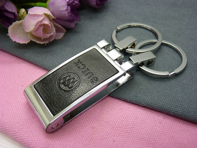 西布先生真皮汽车钥匙扣钢扣高档男士首选高端钥匙扣-真皮车标钥匙钢扣（礼盒）