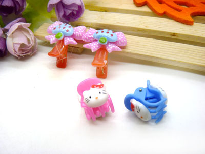 儿童发饰宝宝卡通鸭嘴夹边夹发卡边夹-长通鸭嘴夹十长通爪夹-5号