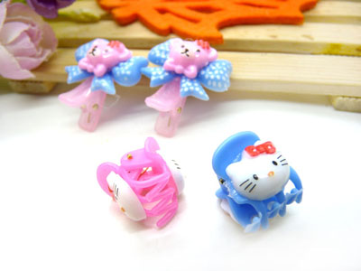 儿童发饰宝宝卡通鸭嘴夹边夹发卡边夹-长通鸭嘴夹十长通爪夹-5号	