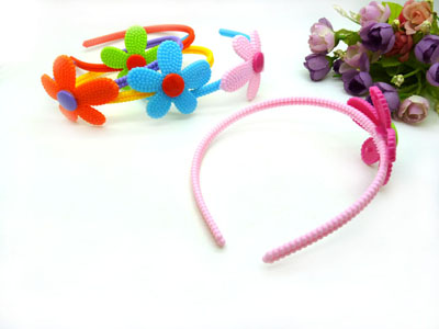 小圆点大太阳花朵儿童发箍 小孩头箍 发卡头扣	