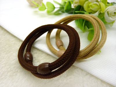  耐用高弹力彩色皮筋韩版发圈发绳头绳女-27号	