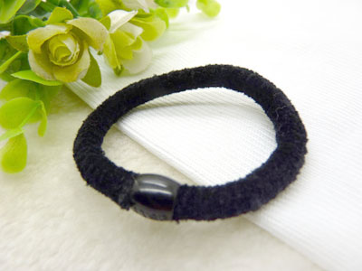 黑色加粗皮筋 发圈 发绳 头绳 皮套 韩国发饰头饰-35号	