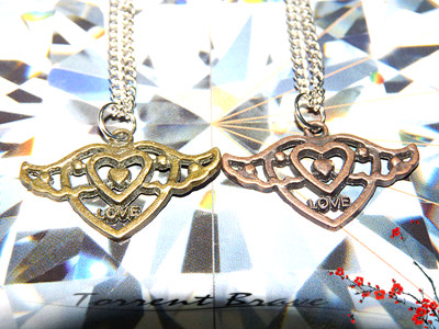 保色/合金/个性/情侣项链