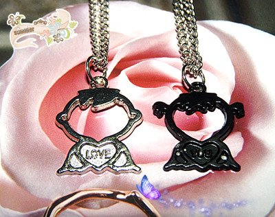 保色/合金/个性/情侣项链