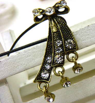 90后的最爱★特价★ 欧美风复古古铜色项链 吊坠皮条项链---项链