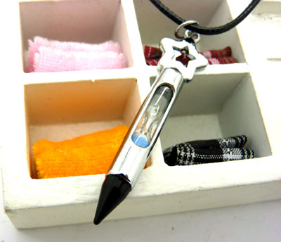 长款百搭锆石毛衣链 幸运钻石流沙瓶流沙许愿多层项链