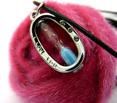 百搭流合金沙瓶项链 幸运爱情钻石 玫瑰项链