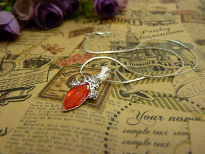 时尚锁骨水晶甜美吊坠首饰品配饰装饰女生