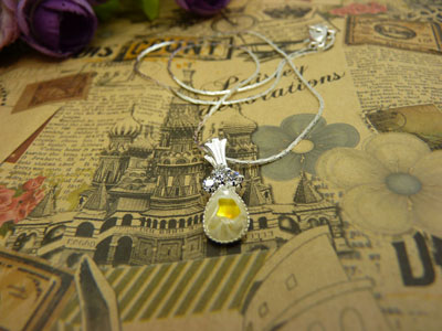 时尚锁骨水晶甜美吊坠首饰品配饰装饰女生	