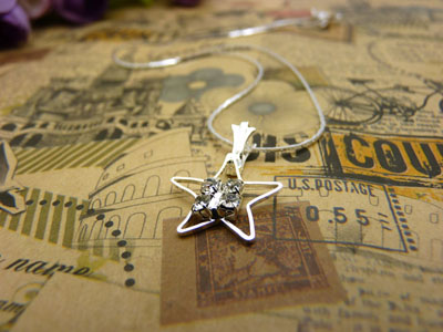 时尚锁骨水晶甜美吊坠首饰品配饰装饰女生