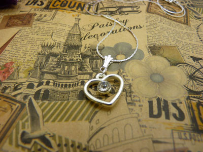 时尚锁骨水晶甜美吊坠首饰品配饰装饰女生