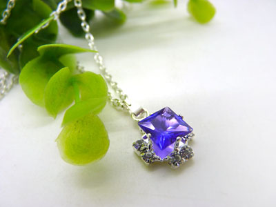 玫瑰银水钻项链女钛钢短款锁骨链配饰颈链