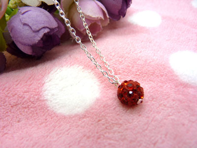 玫瑰银水钻项链女钛钢短款锁骨链配饰颈链	