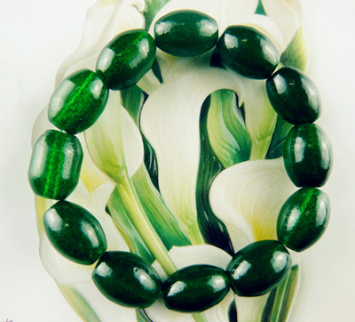 枣型玉石手链（大）	