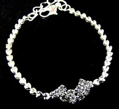 韩版/精品/女式/合金镶钻/手链	