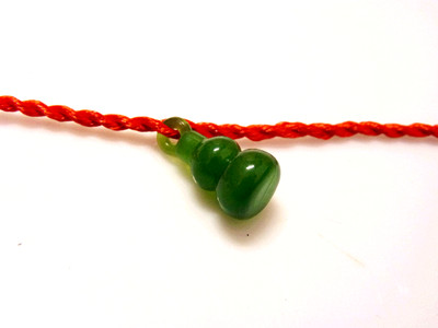 节日庆典特价/吉祥如意玉葫芦/红绳手链	