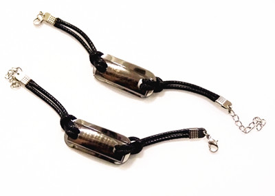 钨钢爱情铁书复古皮绳手链