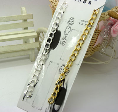 手链女韩版时尚韩版情侣多层手镯镀保色银饰品爱心之语手链 