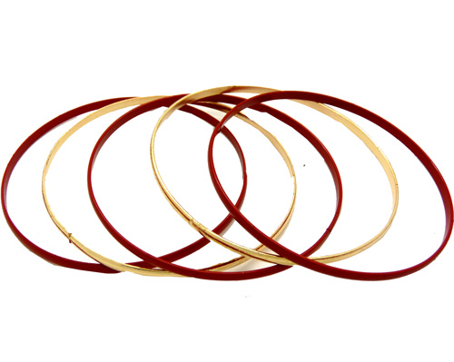 复古手镯手环 百搭时尚 五环手镯手链女 首饰品手镯	