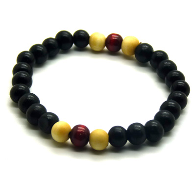 金星小叶紫檀香木佛珠女士手链8mm女 高密度香木-8号