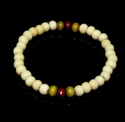 金星小叶紫檀香木佛珠女士手链6mm女 高密度香木-6号	