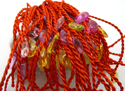 男女幸福老人富贵小孩邪保平安桃子核幸运脚链