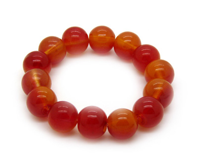 玛瑙情侣手串 开运水晶佛珠 -玛瑙珠手链12号