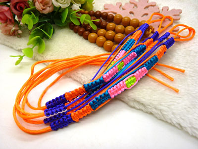 五色线 金刚结款直纹扭纹款 地摊手链多款-3号	