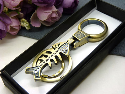 男士腰挂创意钥匙链汽车钥匙圈-(礼盒)4号