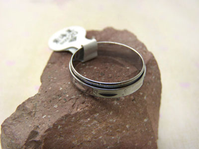 免费刻字戒指男士霸气单身个性转动尾戒钛钢女食指环定制