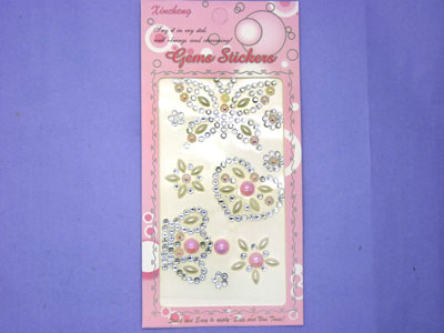 混合宝石水钻贴 手机贴纸钻 整版造型 手机美容 手机贴-13号	