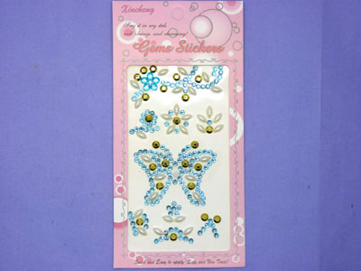 混合宝石水钻贴 手机贴纸钻 整版造型 手机美容 手机贴-13号	