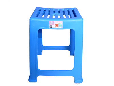 塑料凳子成人凳换鞋凳餐凳加厚型方凳塑料板凳条纹凳子 -9603