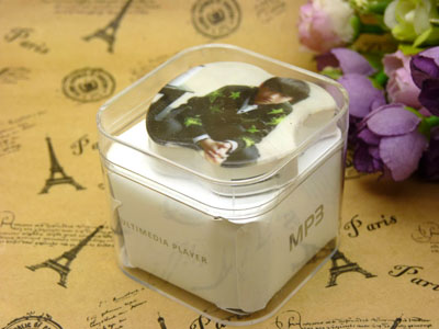 苹果形卡通无屏MP3 明星MP3 迷你可爱超萌