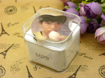 苹果形 卡通无屏MP3 明星MP3 迷你可爱超萌	