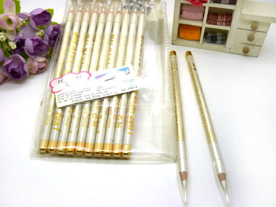 韩版正品白色 持久防水眼线线条笔轮廓笔易上色	