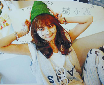 韩国学院风小清新针织毛线帽子 -春秋潮女帽	