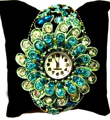 女式满钻满宝石时尚/钻表装饰女表/时装表/韩版/赠表盒