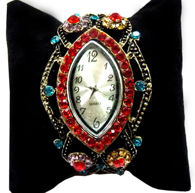 /女式满钻满宝石时尚/钻表/时装表/韩版/赠表盒