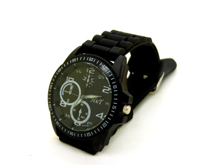 小孩表韩版硅胶带果冻表户外运动表-8	