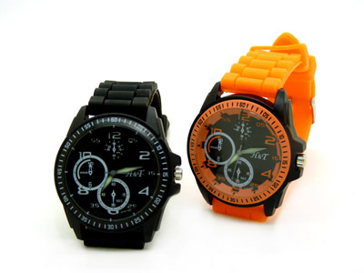 女孩小孩表韩版硅胶带果冻表户外运-8