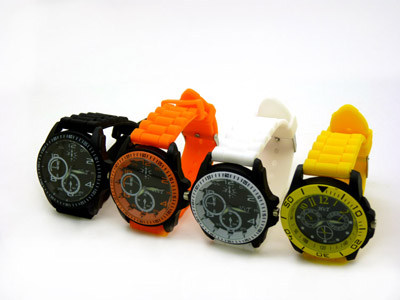 女孩小孩表韩版硅胶带果冻表户外运动表-8	